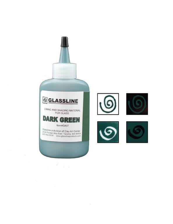 Glassline Fusing Paint Pen Dark Green