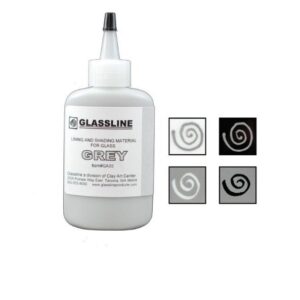 Glassline Fusing Paint Pen Grey