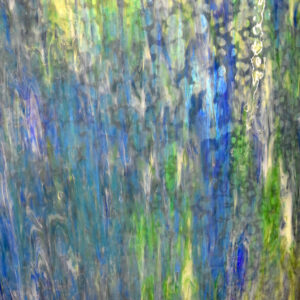 Artisan White w/Blue & Green Mottle